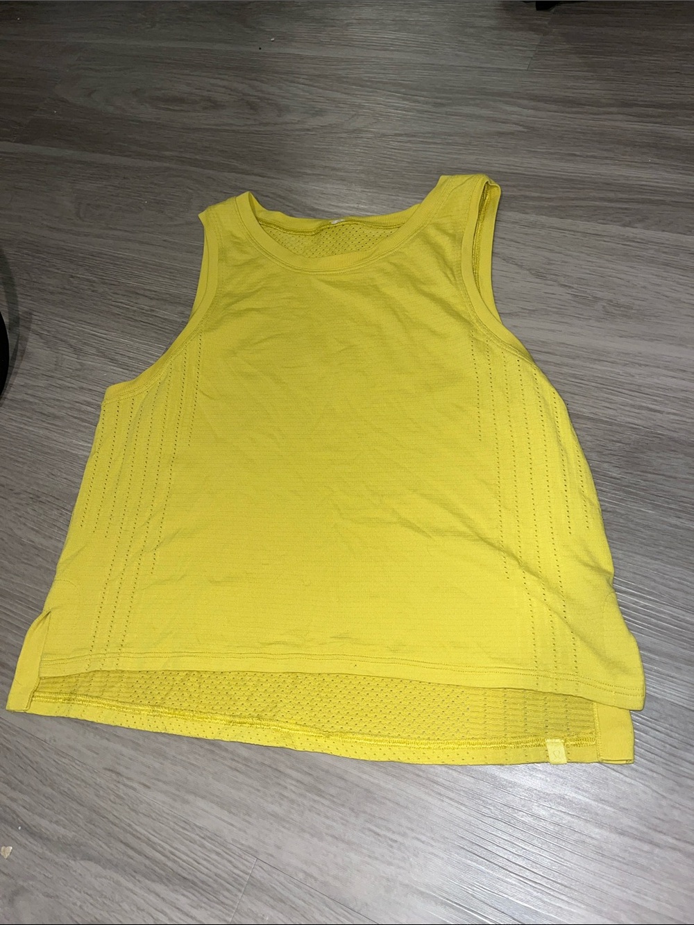 lululemon athletica Bright Yellow Performance Tank